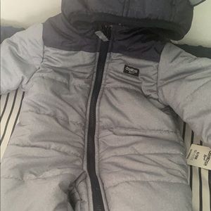 Oshkosh snow suit with foot and hand muff